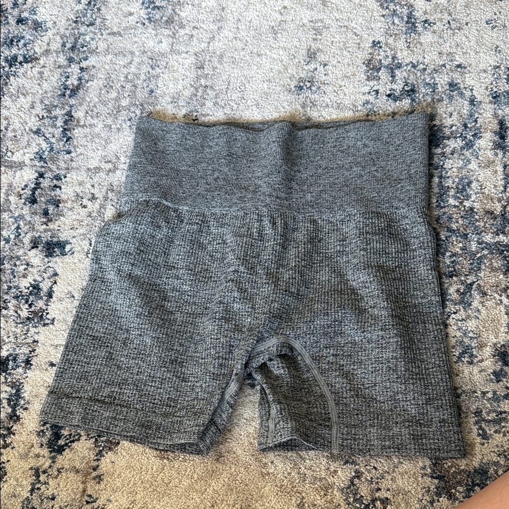 Colsie Charcoal Knit Lounge Shorts